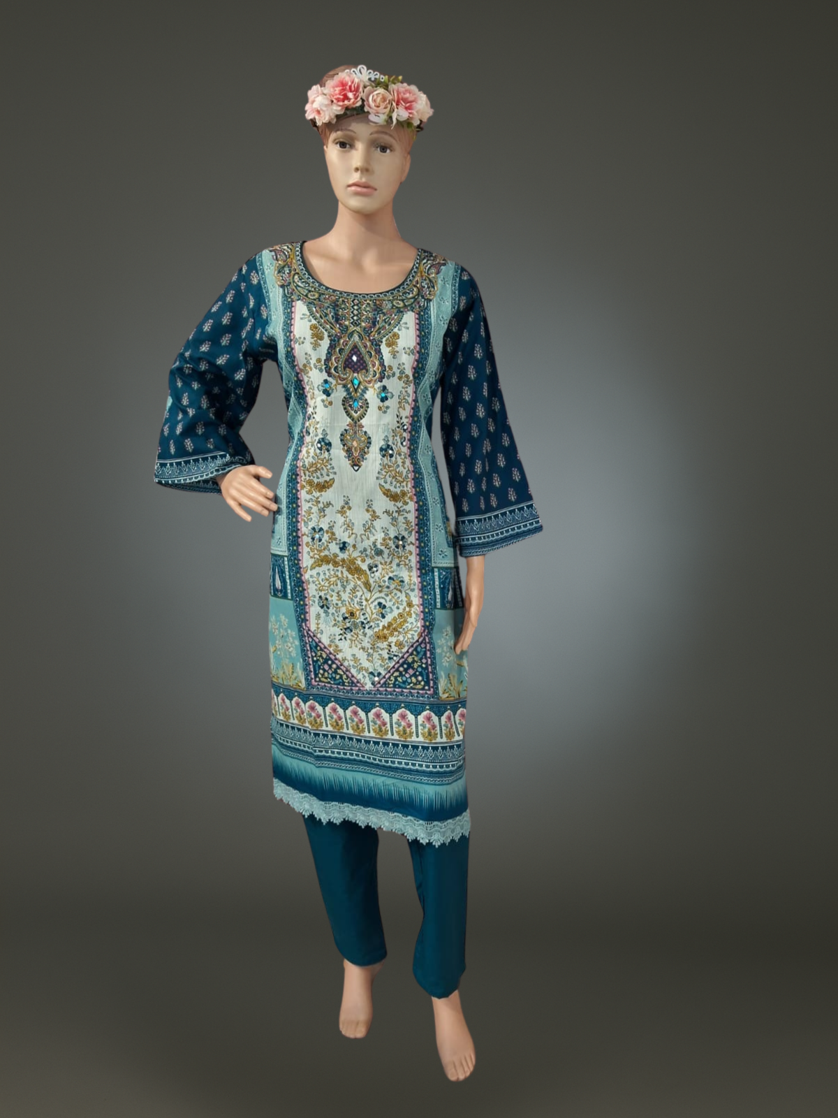 Blue Pakistani Suit