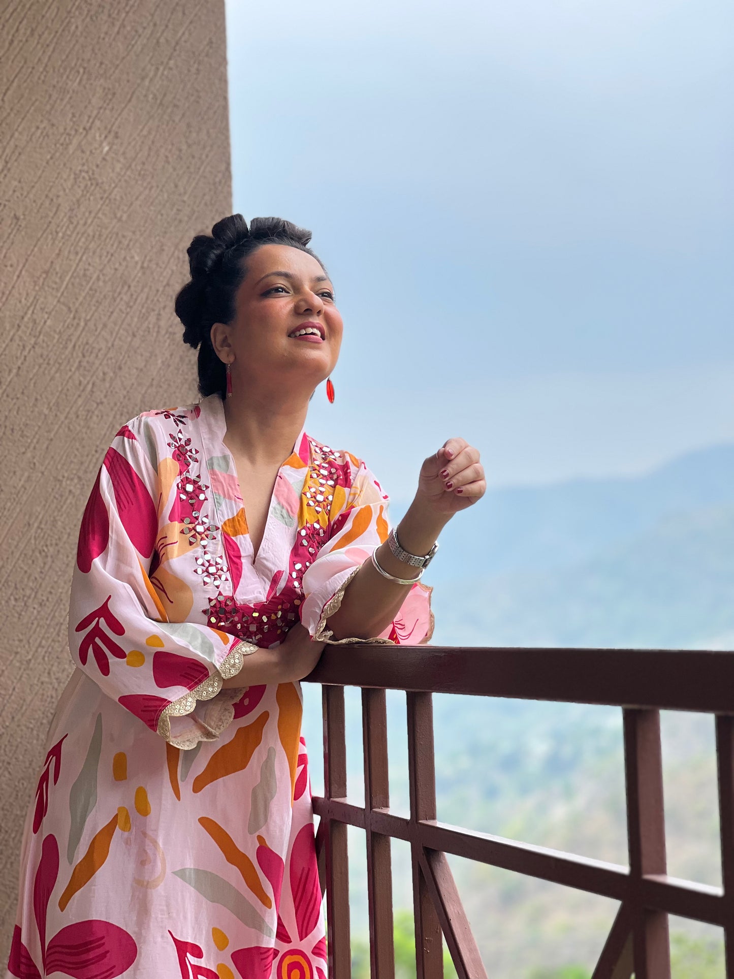 Pink Printed Sharara Co-ord Set for Women – Gulabi Jashn