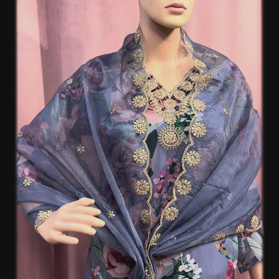 Blue-Floral-Kurta-Set-with-Dupatta